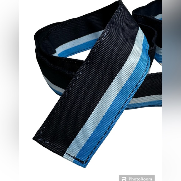 VINEYARD VINES MEN'S MULTI STRIPE D-RING BELT.NWT.SZ.XL.MSRP$49.50 - Picture 3 of 5